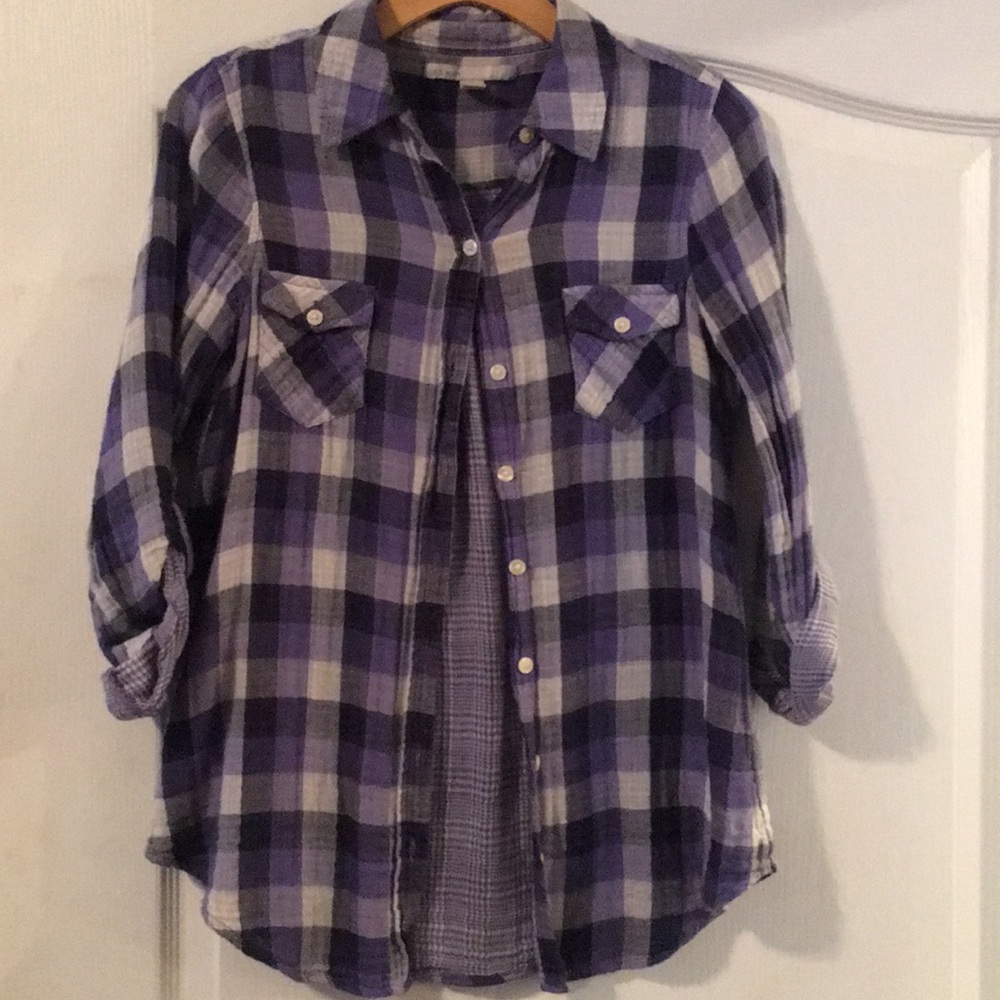 Plaid Button up